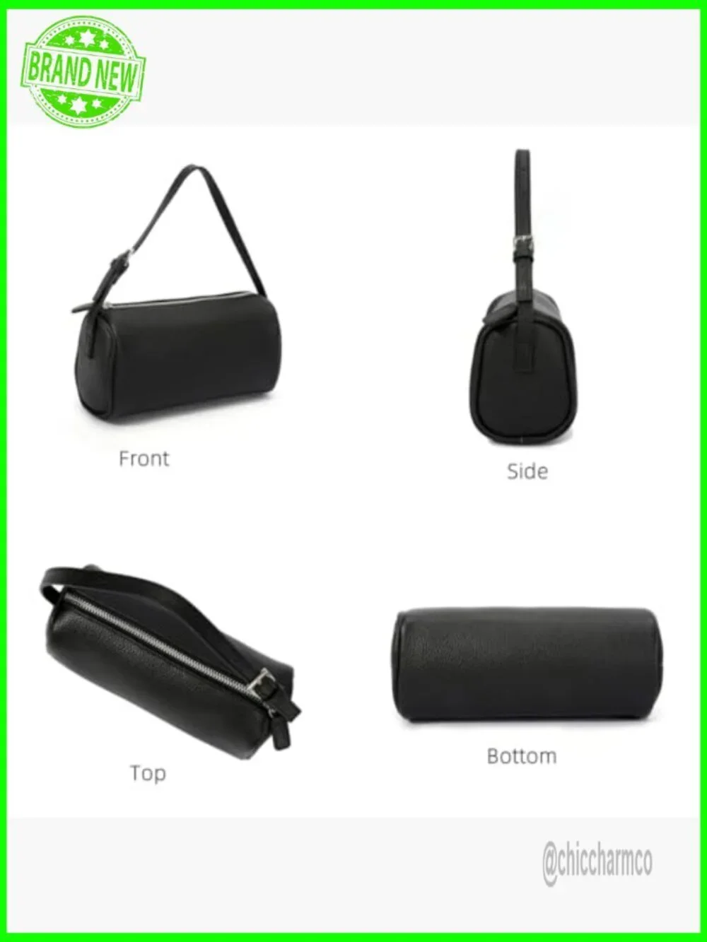 Genuine Leather Small Crossbody Hobo Bag Adjustable Strap